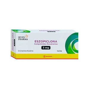 Eszopiclona 3 Mg 30 Comprimidos Seven Pharma